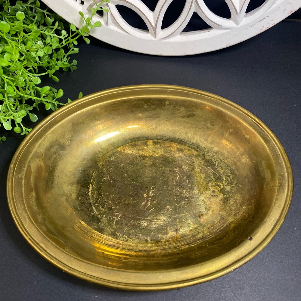 Elegant Brass Decorative Bowl‎